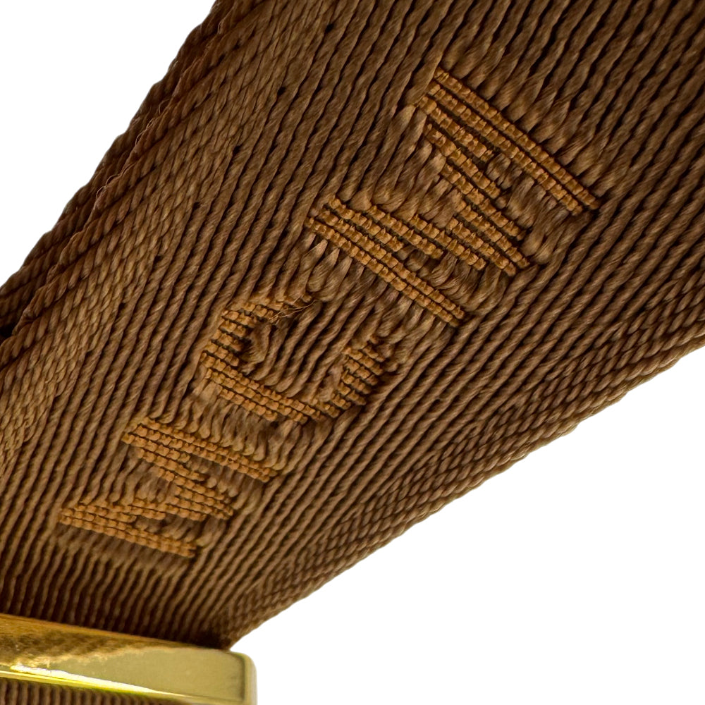 MCM Small Brown Leather Rabbit Graphic Backpack LHQ1216