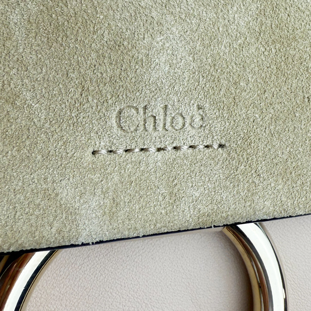 CHLOE Mini Faye Leather & Suede Shoulder Bag LHQ1222
