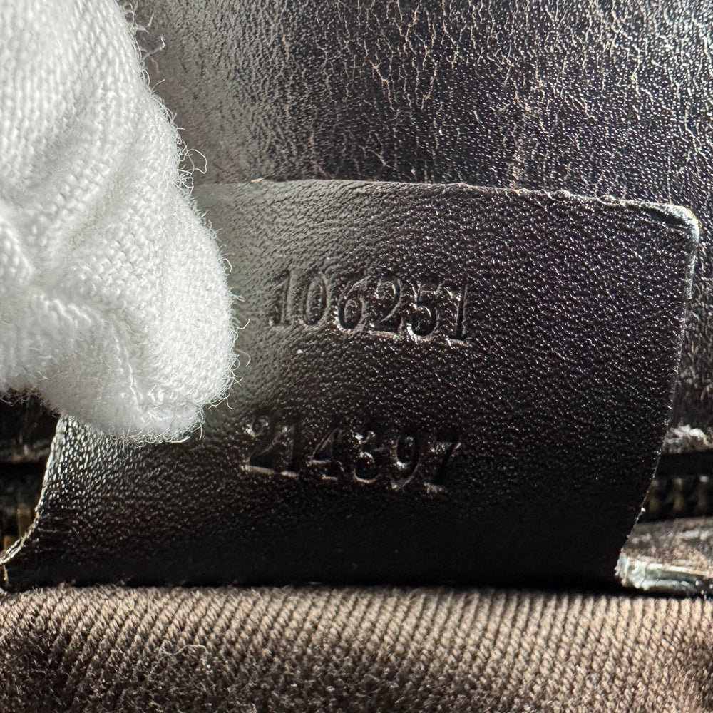 GUCCI Brown GG Canvas Belted Tote Bag LHQ1255