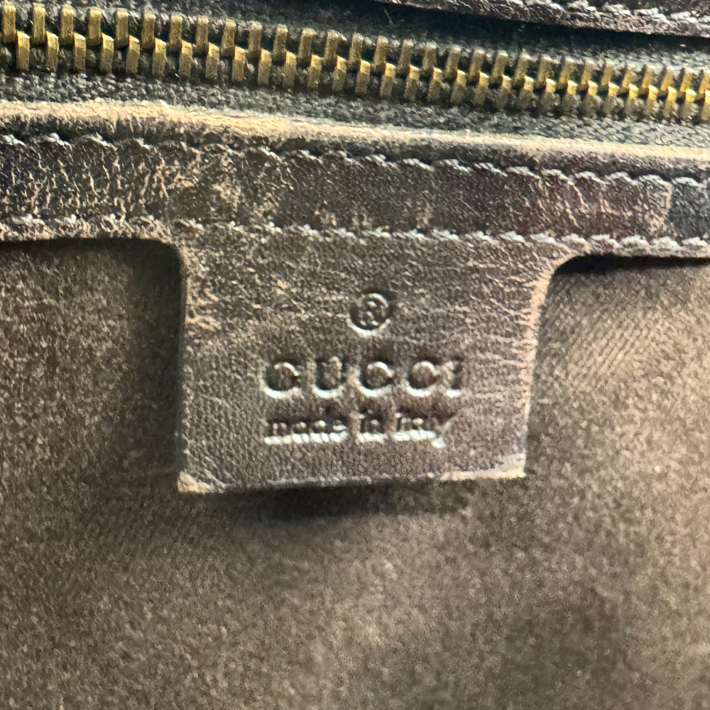 GUCCI Brown GG Canvas Belted Tote Bag LHQ1255