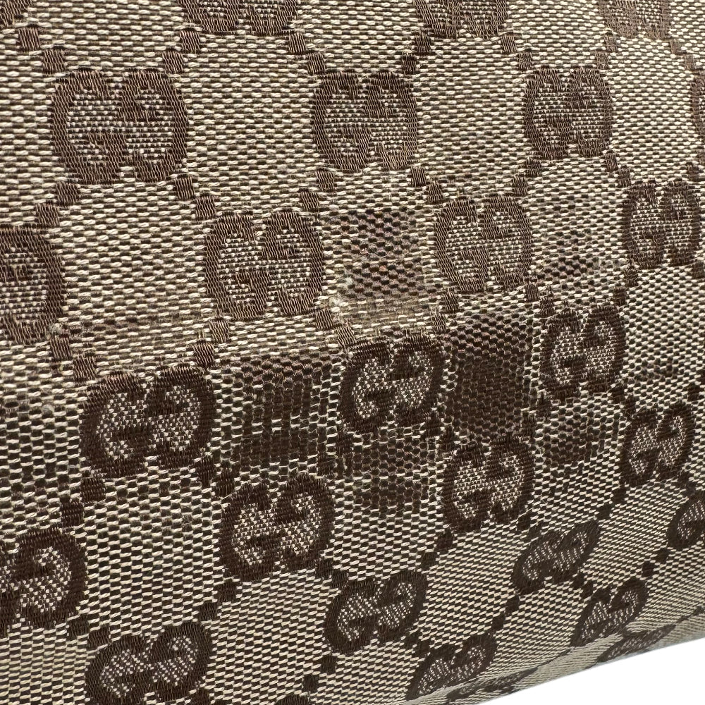 GUCCI Brown GG Canvas Belted Tote Bag LHQ1255