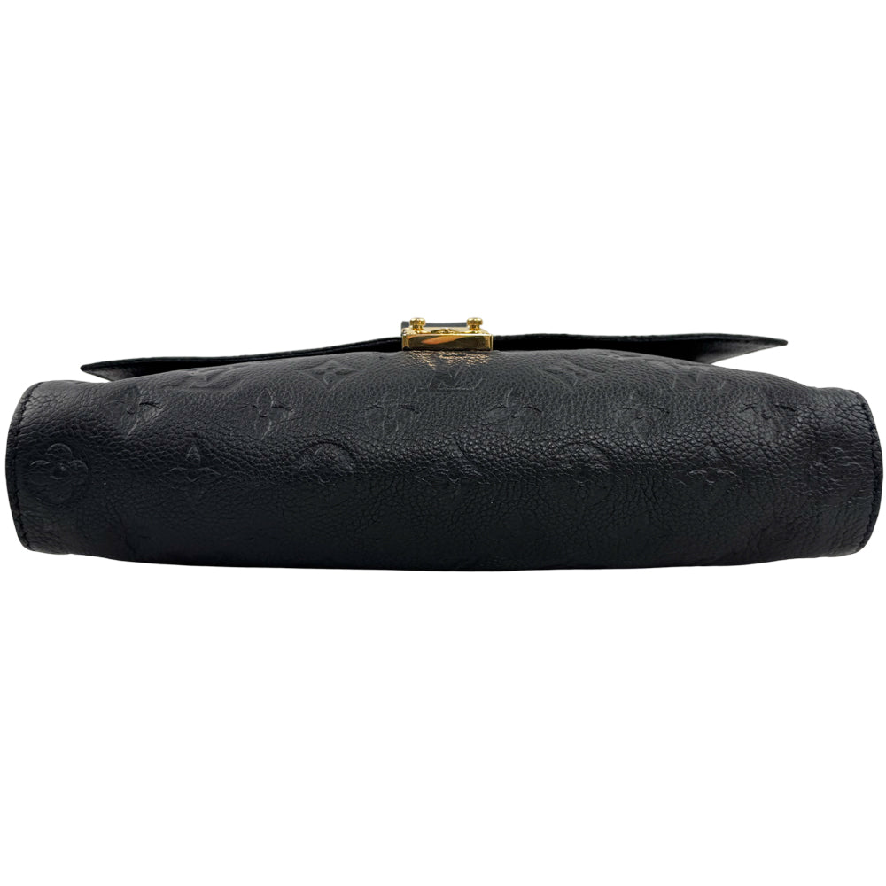 LOUIS VUITTON Black Empreinte Leather Fascinant Clutch Bag LHQ1227