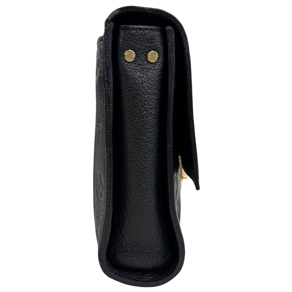LOUIS VUITTON Black Empreinte Leather Fascinant Clutch Bag LHQ1227