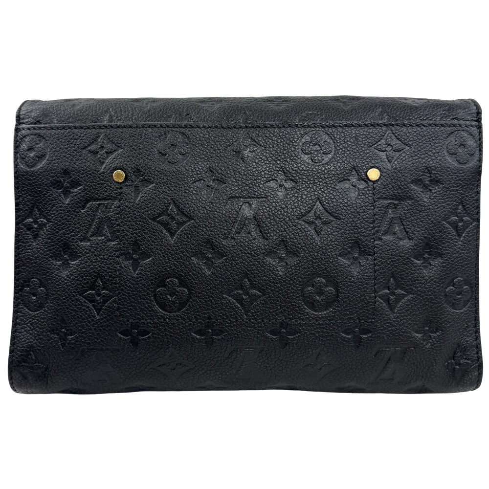LOUIS VUITTON Black Empreinte Leather Fascinant Clutch Bag LHQ1227