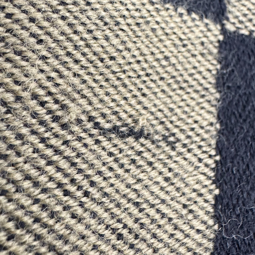 FENDI Zucca FF Brown Wool Scarf LHQ1231