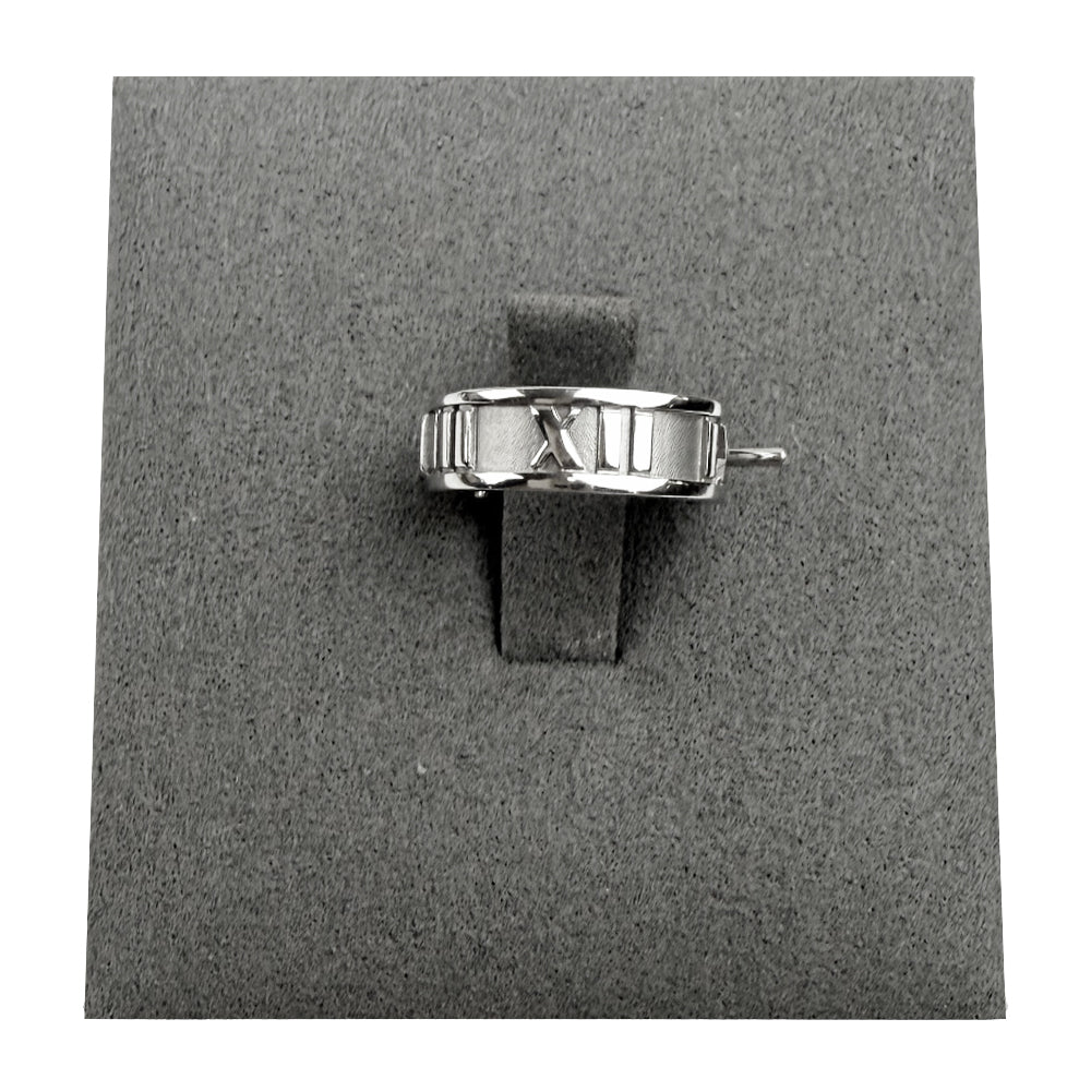 TIFFANY & CO Atlas White Gold & Diamond Single Mens Earring LHQ1234