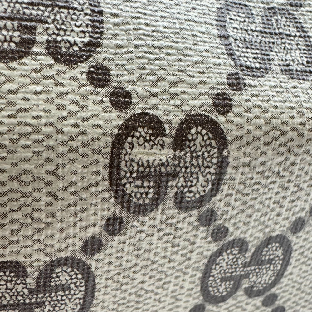 GUCCI GG Brown Canvas Sherry Line Keepall Boston Bag LHQ1239