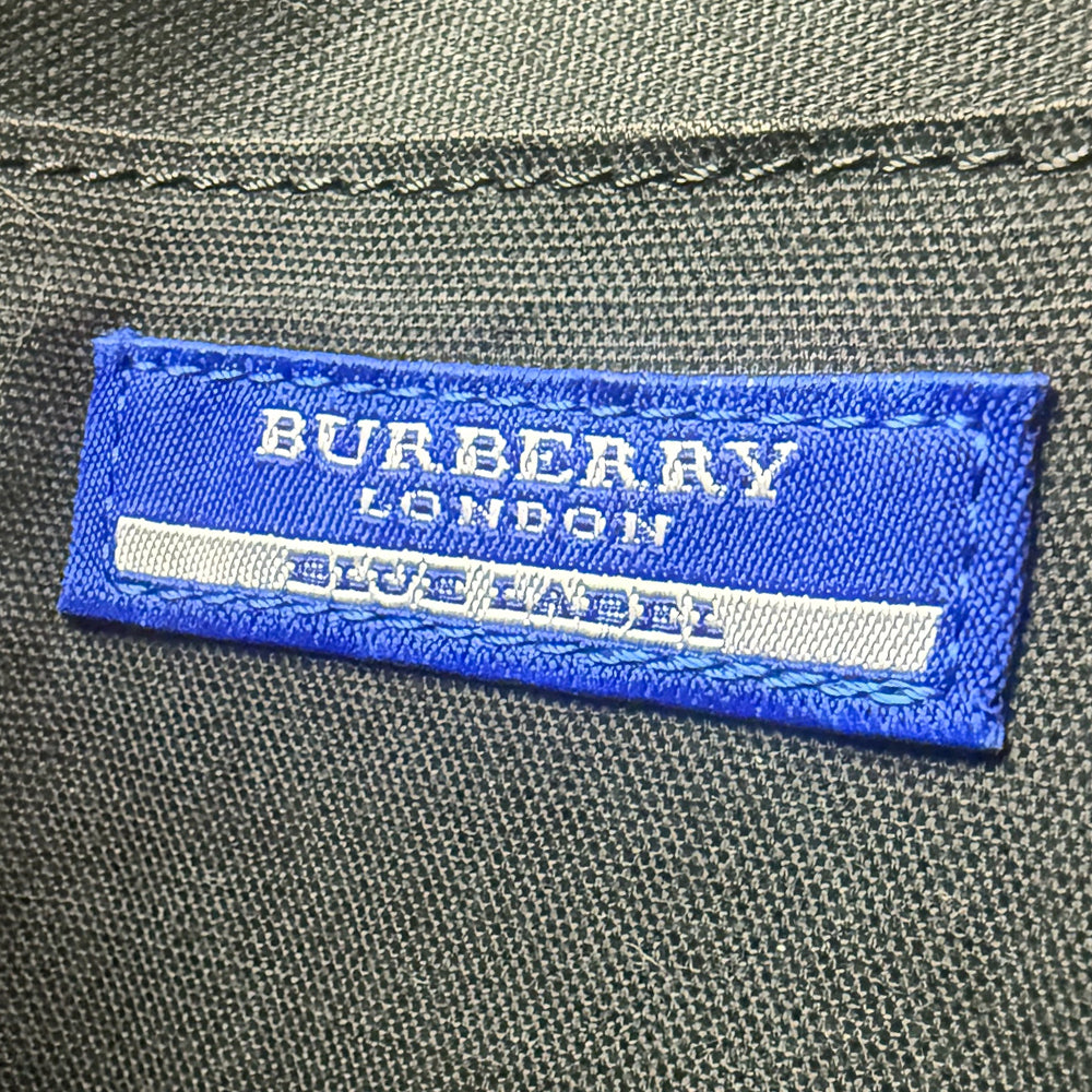 BURBERRY Blue Label Navy Check Shoulder Bag LHQ1242