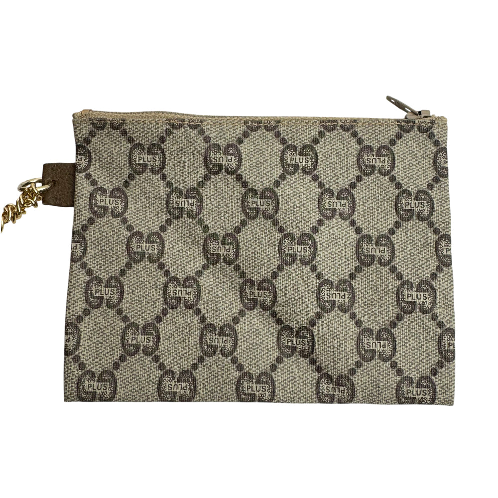 GUCCI GG Plus Supreme Canvas Sherry Line Tote Shoulder Bag LHQ1247