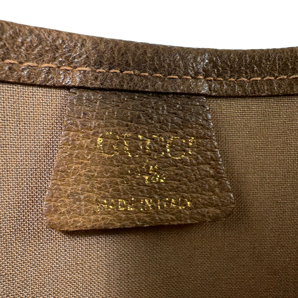 GUCCI GG Plus Supreme Canvas Sherry Line Tote Shoulder Bag LHQ1247