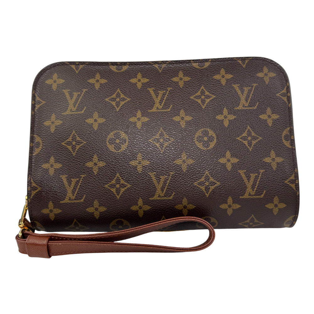 LOUIS VUITTON Monogram Orsay Clutch Pouch Pochette Bag LHQ1252