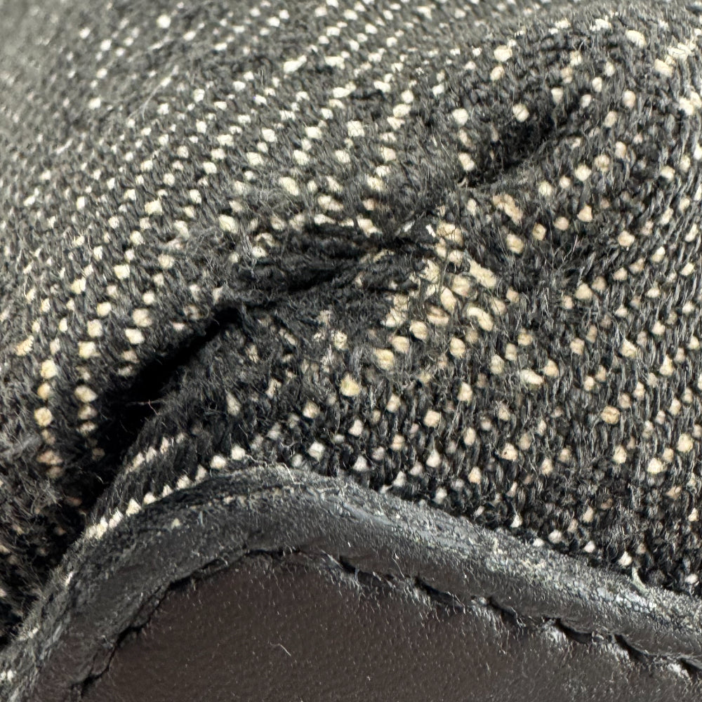 GUCCI GG Grey Canvas Tote Shoulder Bag LHQ1256