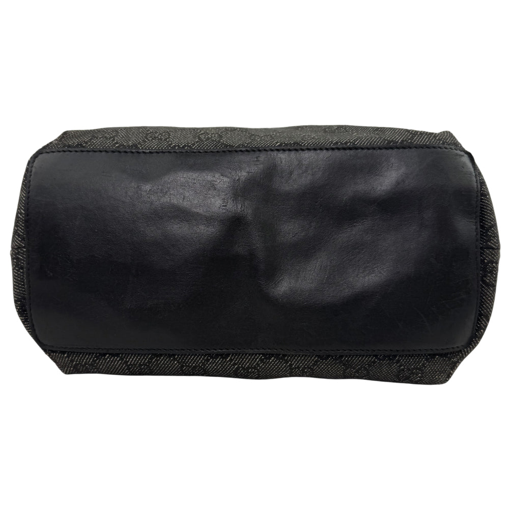 GUCCI GG Grey Canvas Tote Shoulder Bag LHQ1256