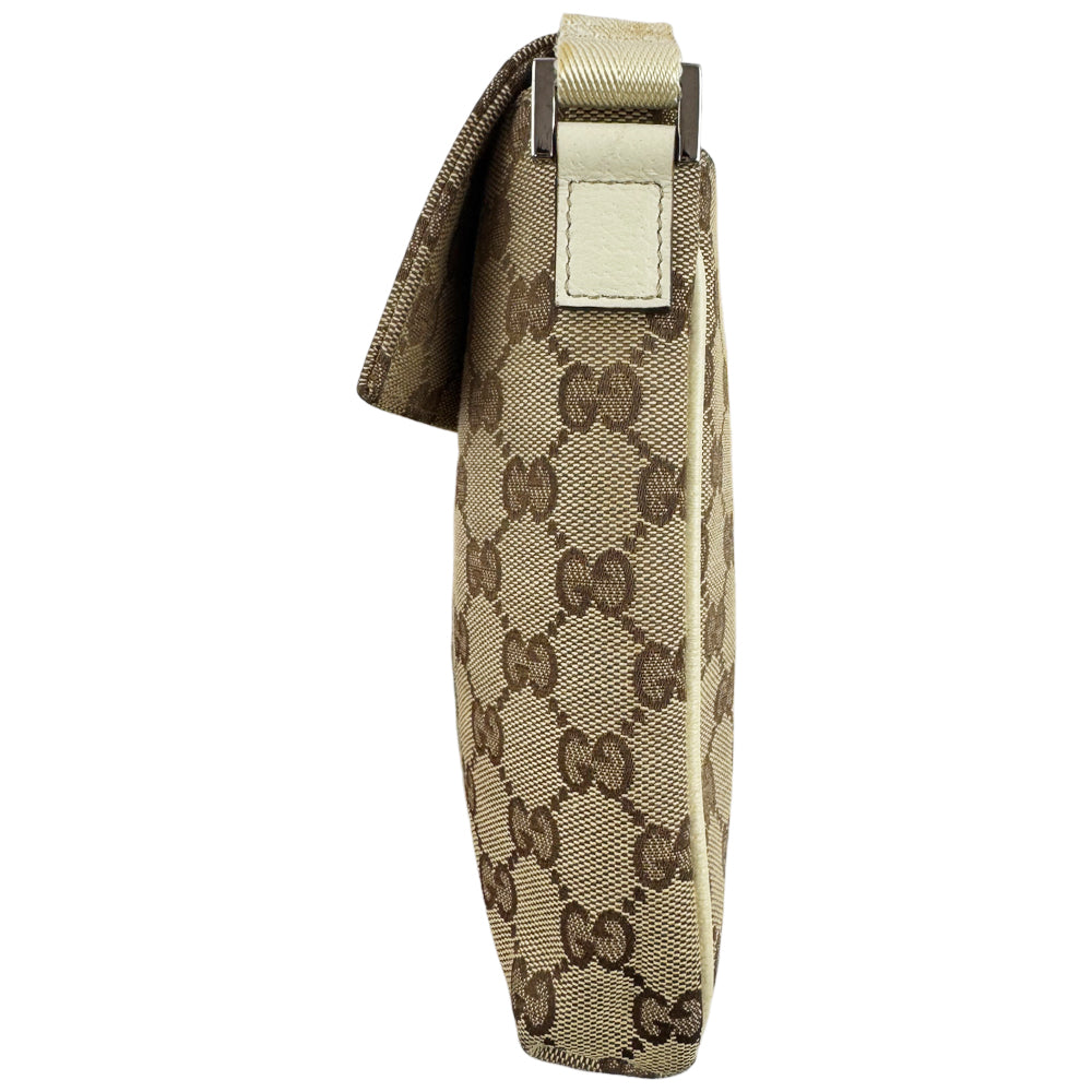 GUCCI GG Brown Canvas Crossbody Shoulder Bag LHQ1260