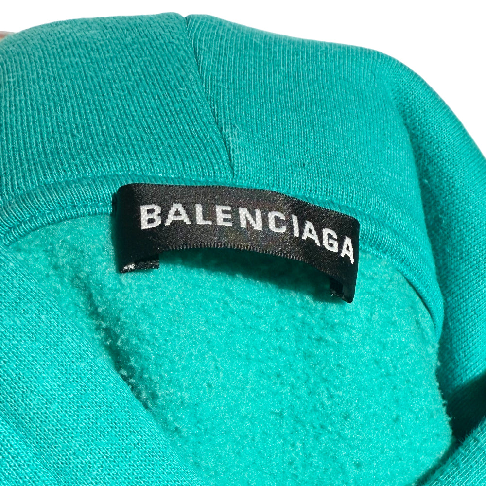 BALENCIAGA Green Hoodie Size S LHQ1263