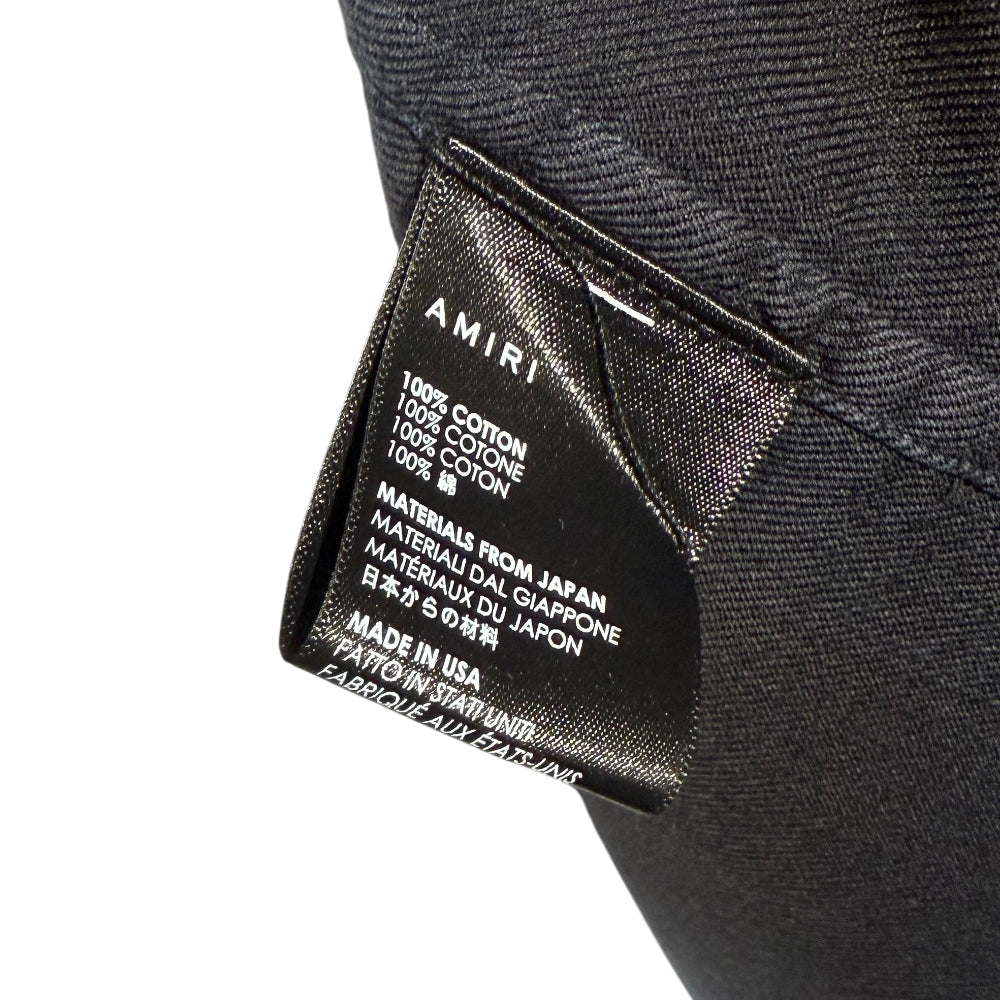 AMIRI Forever Blue/Black Plaid Shirt Size M LHQ1268