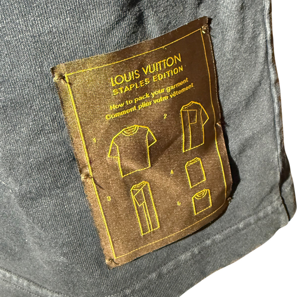 LOUIS VUITTON Staples Edition Navy T-Shirt Size M LHQ1270