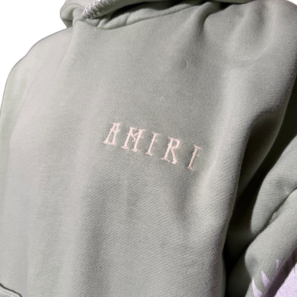 AMIRI Eternal Happiness Oversized Green Hoodie Size S LHQ1273