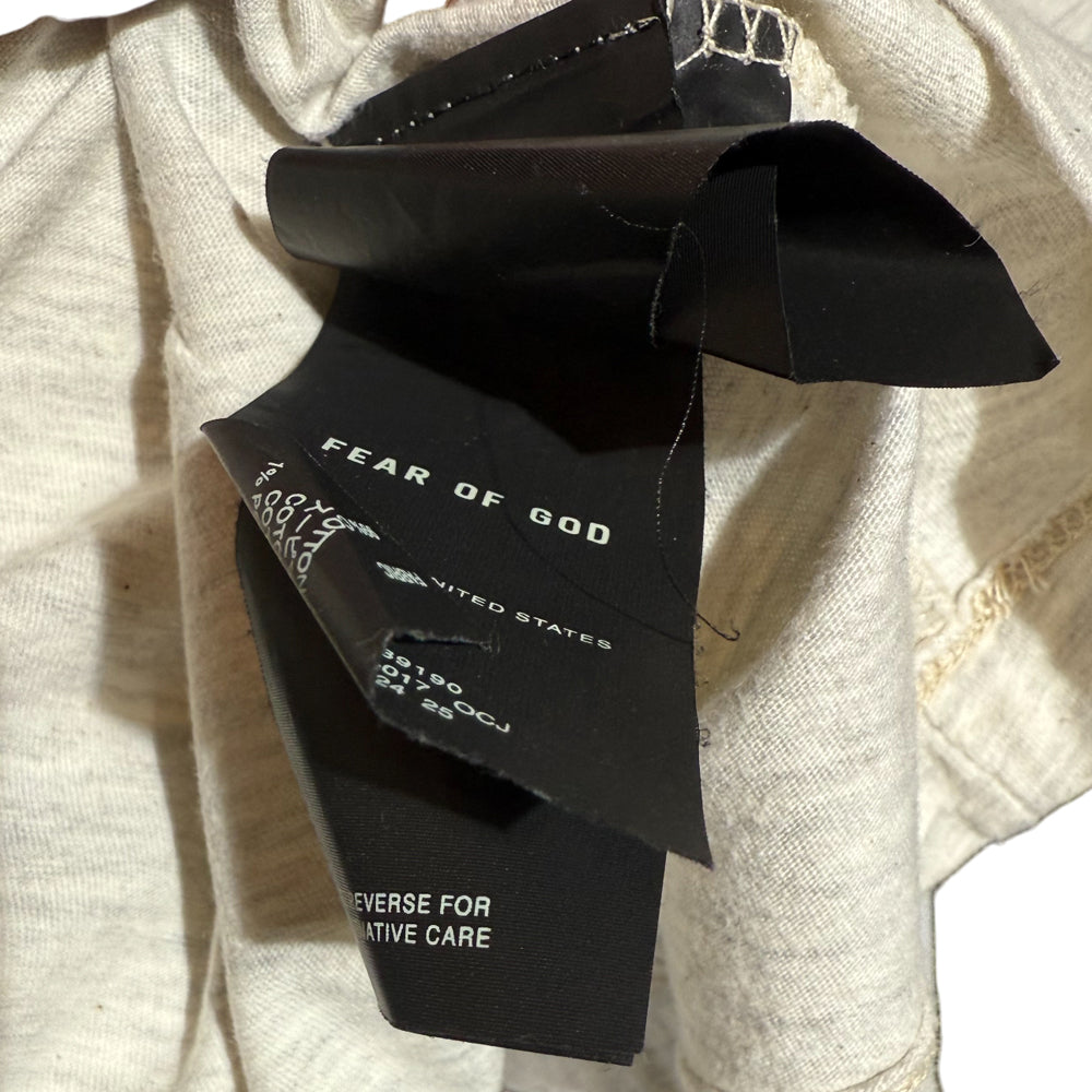 FEAR OF GOD Marl Grey T-Shirt Size M LHQ1275
