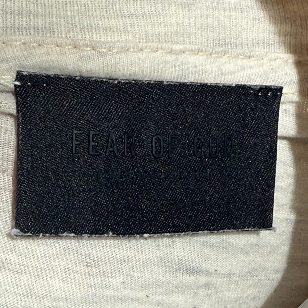 FEAR OF GOD Marl Grey T-Shirt Size M LHQ1275