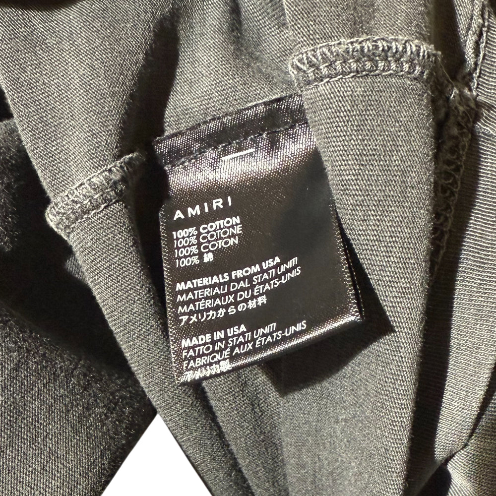 AMIRI Grey Logo T-Shirt Size M LHQ1277