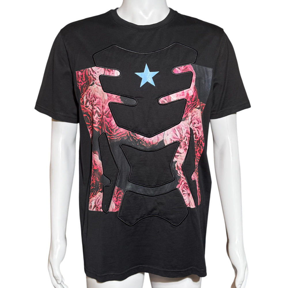 GIVENCHY Black Blue Star T-Shirt Size M LHQ1282