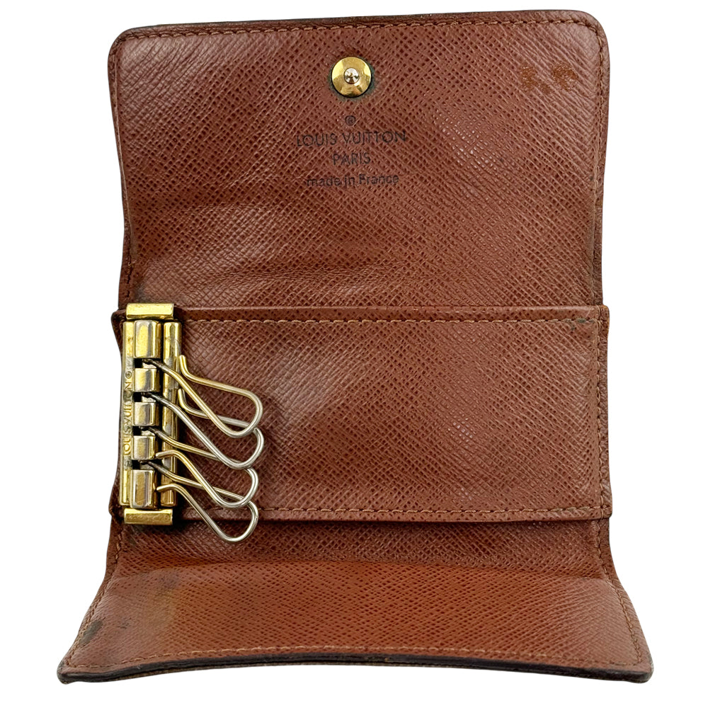 LOUIS VUITTON Monogram 4 Key Holder LHQ1293