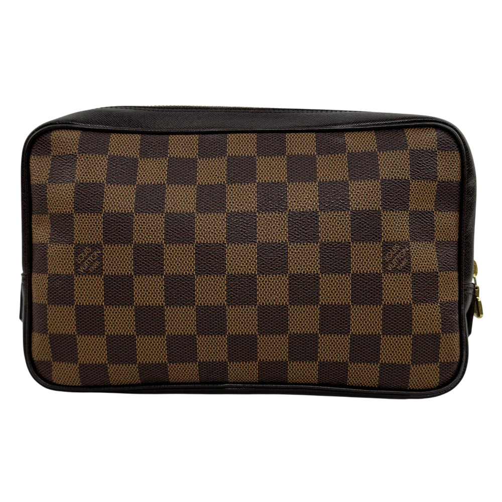 LOUIS VUITTON Damier Ebene Clutch Pouch LHQ1296