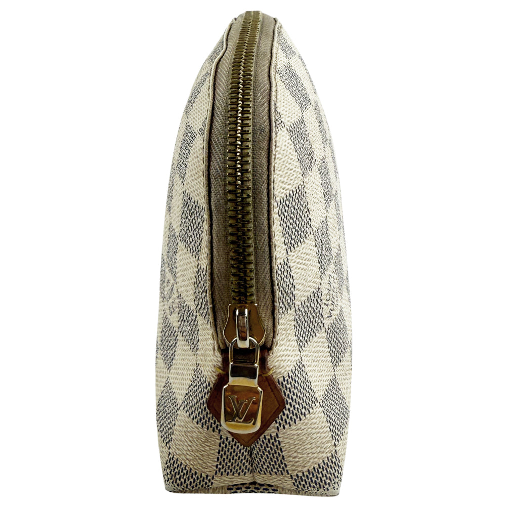 LOUIS VUITTON Damier Azur Cosmetic Pouch MM LHQ1299