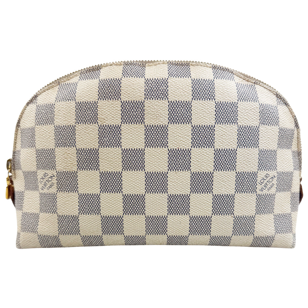 LOUIS VUITTON Damier Azur Cosmetic Pouch MM LHQ1299