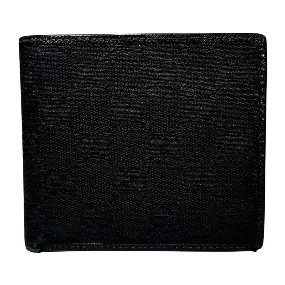 GUCCI Black GG Canvas Wallet LHQ1316