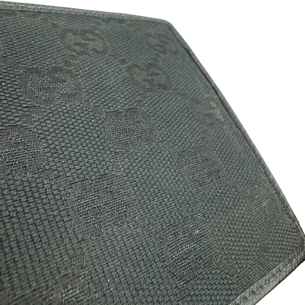 GUCCI Black GG Canvas Wallet LHQ1316