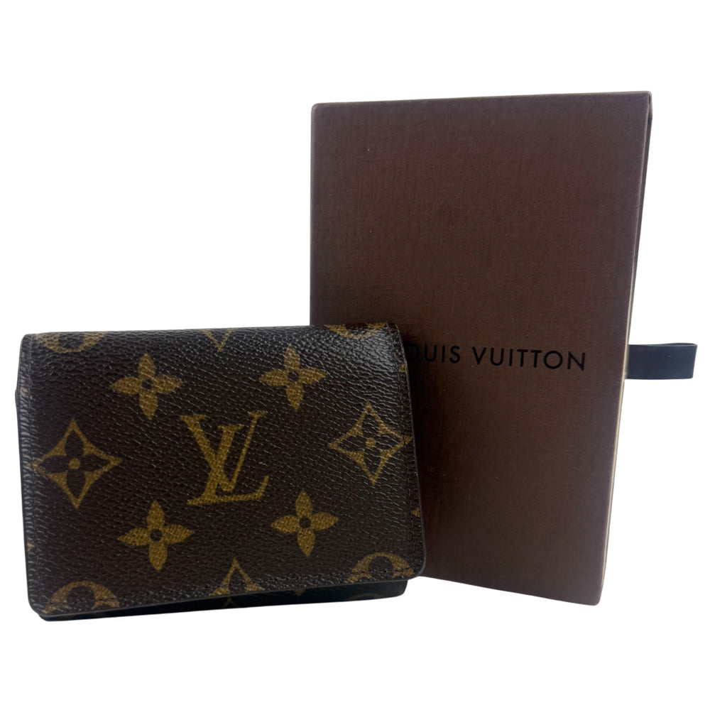 LOUIS VUITTON Monogram Card Holder With Box LHQ1324