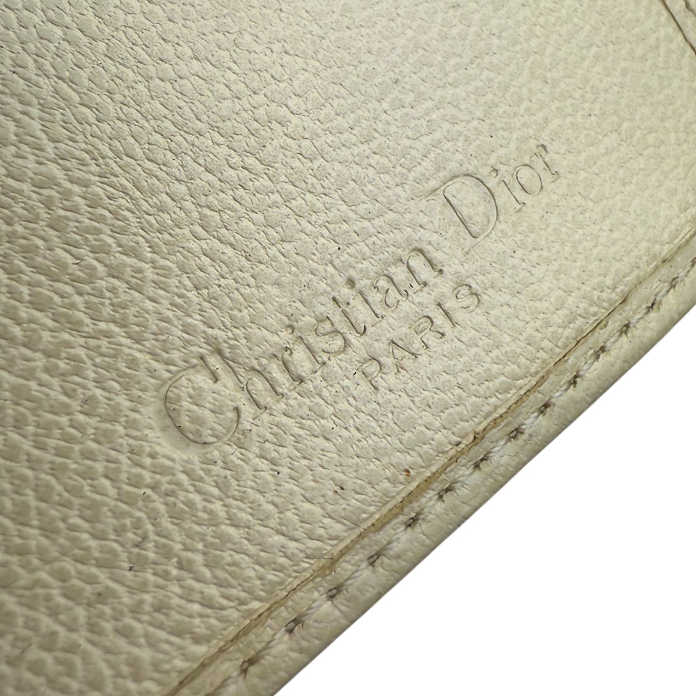 CHRISTIAN DIOR Trotter Flower Long Purse LHQ1325