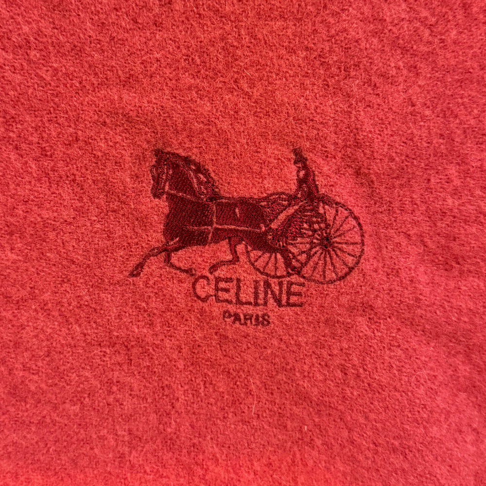 CELINE Pink Wool Scarf LHQ1326