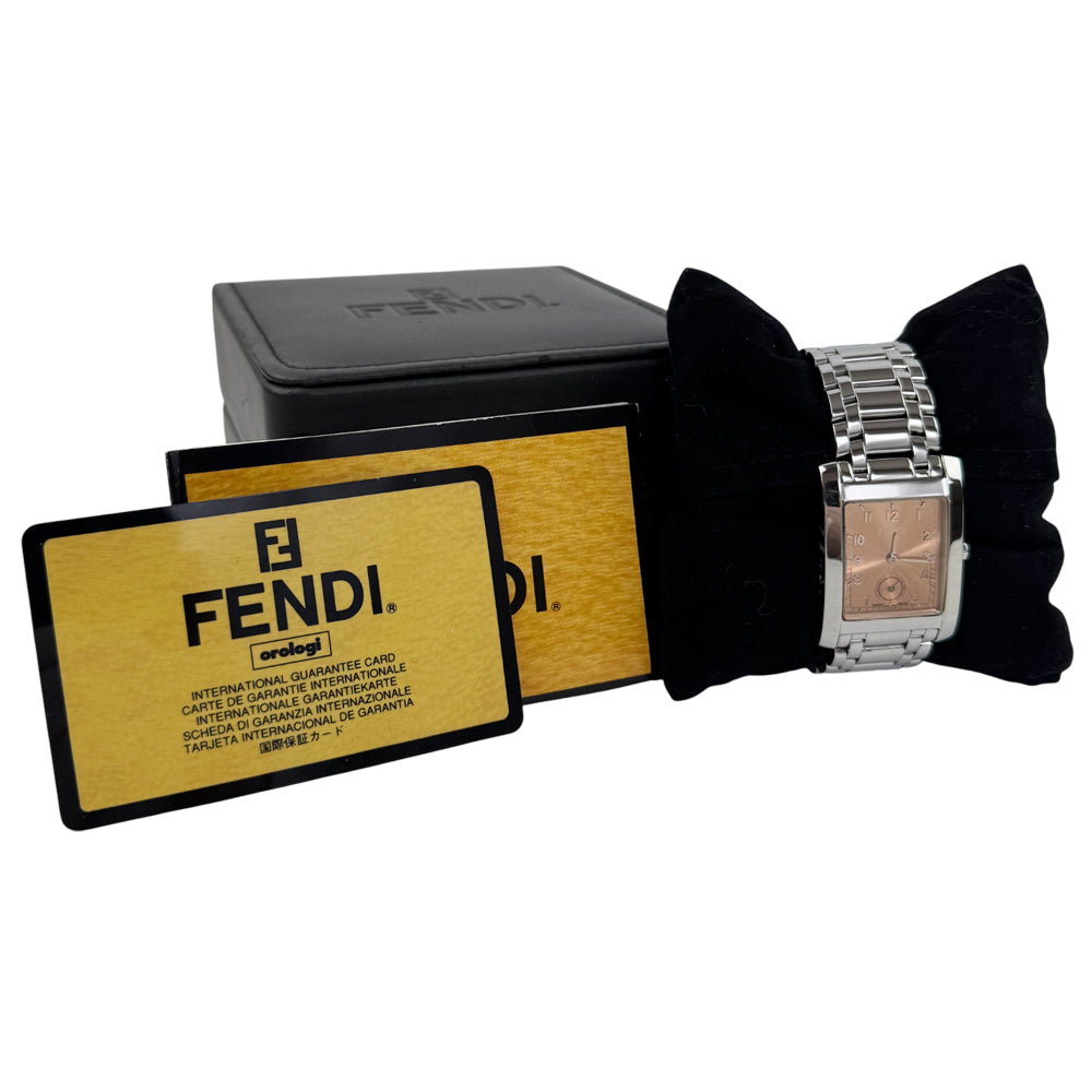 FENDI Mens Silver Watch 7000G LHQ1330
