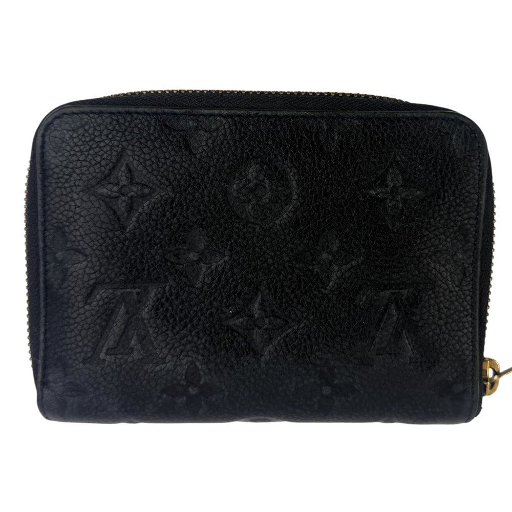LOUIS VUITTON Empreinte Leather Navy Zippy Coin Purse LHQ1331