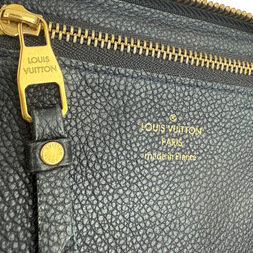 LOUIS VUITTON Empreinte Leather Navy Zippy Coin Purse LHQ1331