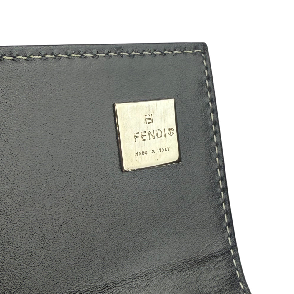 FENDI Zucca Canvas & Leather Long Purse LHQ1337