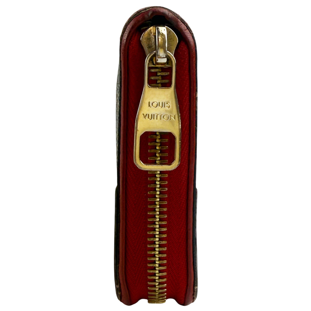 LOUIS VUITTON Monogram Retiro Cerise Zippy Long Purse LHQ1349