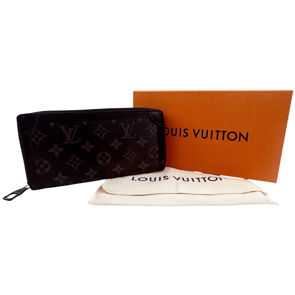 LOUIS VUITTON Zippy Trunk Monogram Graphite Purse Wallet LHQ1355