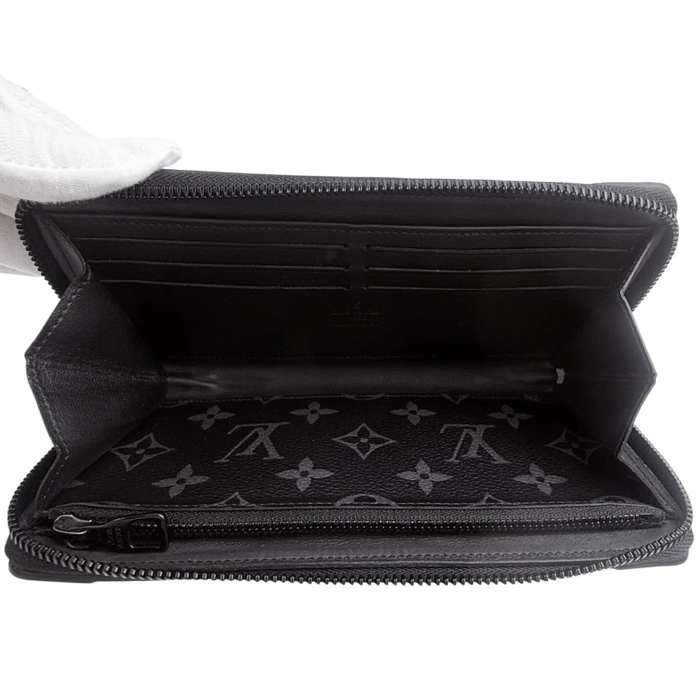 LOUIS VUITTON Zippy Trunk Monogram Graphite Purse Wallet LHQ1355
