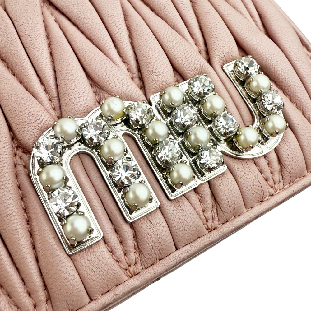MIU MIU Pink Leather Purse LHQ1357