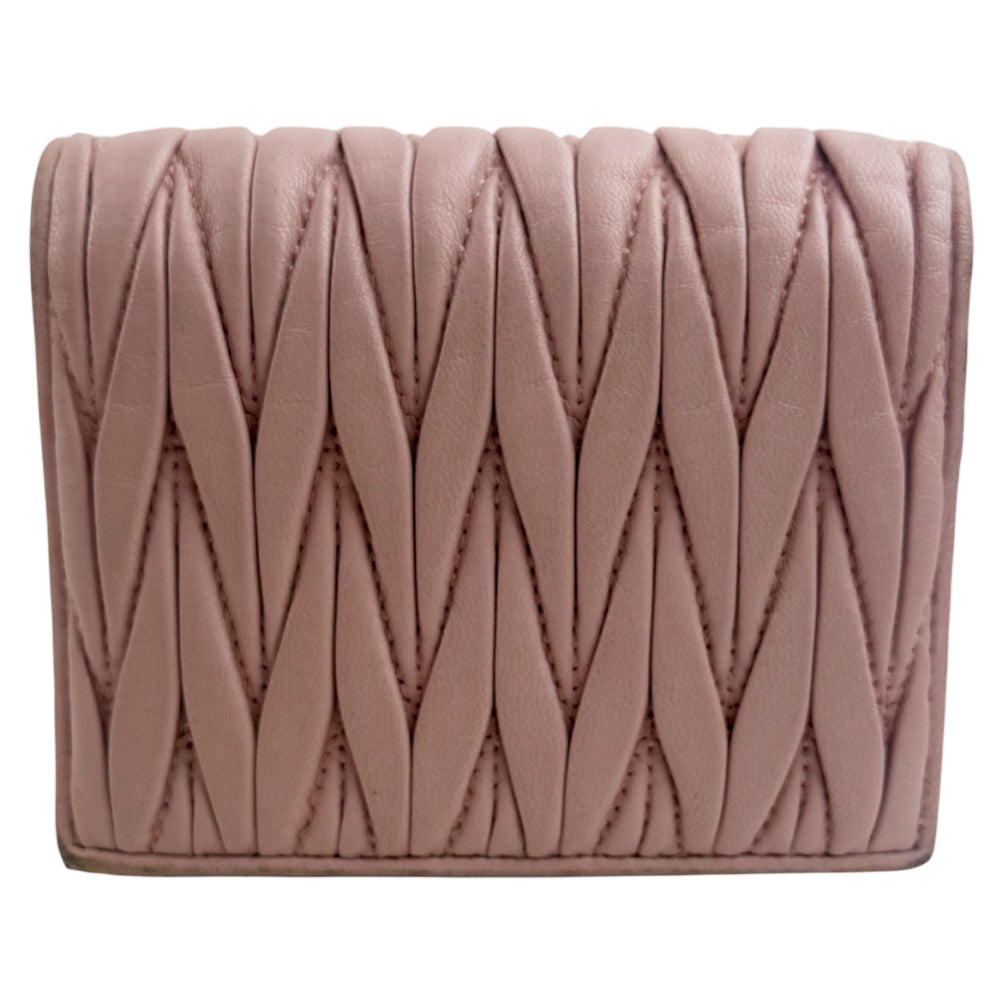 MIU MIU Pink Leather Purse LHQ1357