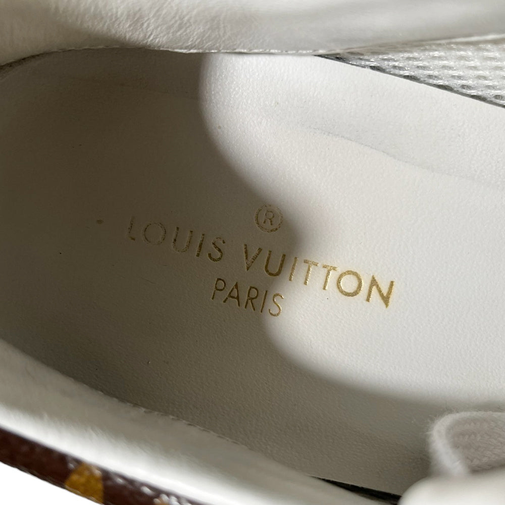 LOUIS VUITTON Weiß Run Away Turnschuhe Damen Größe 2.5 UK LHQ137