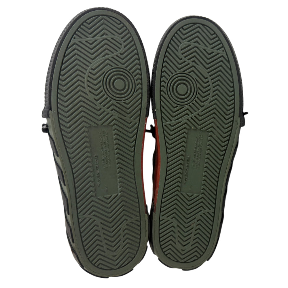 OFF-WHITE Khaki Suede Vulcan Trainers Size 7 LHQ1371