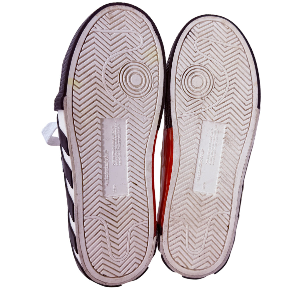 OFF WHITE Cream & Black Trainers Size 5 UK LHQ1375