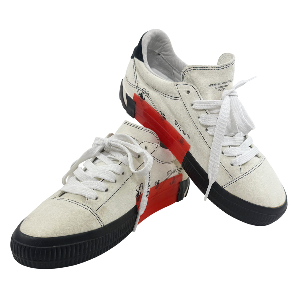OFF WHITE Cream & Black Arrow Trainers Size 38 5 LHQ1379
