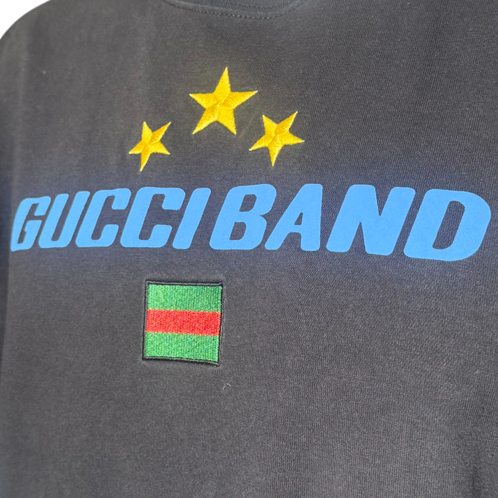 GUCCI Band Black T-Shirt Size M LHQ1385