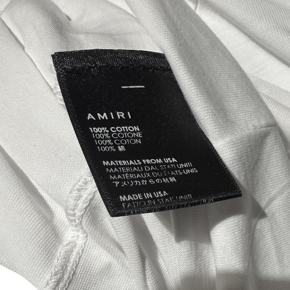 AMIRI Kisses White T-Shirt Size M LHQ1389